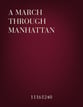 A March Through Manhattan piano sheet music cover